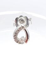 Miluna - Oorbellen - 18 karaat Witgoud - 0.06ct. tw. Diamant, Nieuw