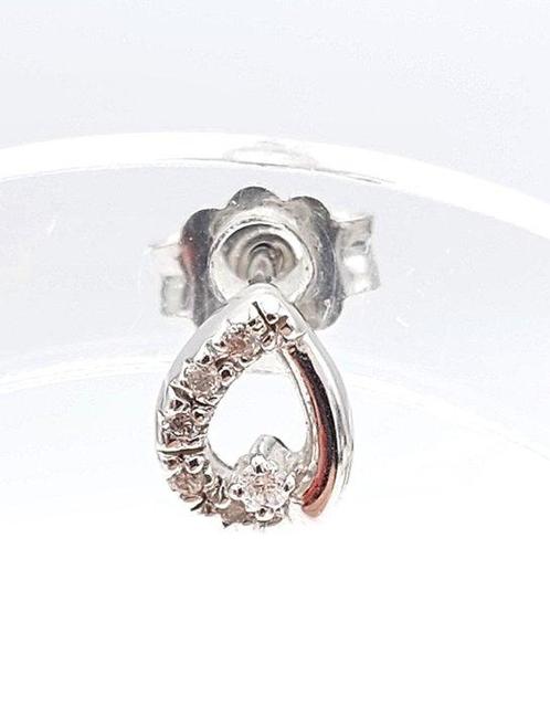 Miluna - Oorbellen - 18 karaat Witgoud - 0.06ct. tw. Diamant, Sieraden, Tassen en Uiterlijk, Oorbellen