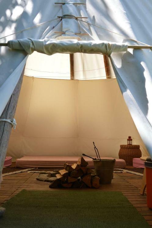 tipi huren, Caravans en Kamperen, Tenten, Nieuw, tot en met 6, Ophalen