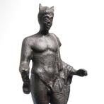 Oud-Romeins Brons Beeld van Mercurius