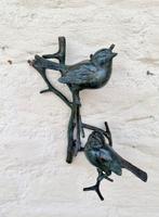 Beeldje - Wall art - birds - Brons, Antiek en Kunst