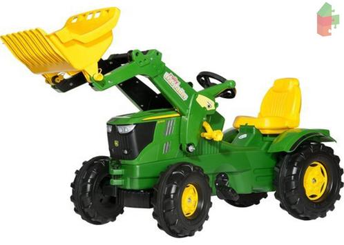 Rolly Toys Farmtrac John Deere 6210 - Traptractor Met Voo..., Kinderen en Baby's, Speelgoed | Buiten | Voertuigen en Loopfietsen