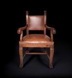 Fauteuil - Troon - Renaissance - Walnoot, Antiek en Kunst