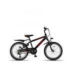 Altec Dakota 22 inch Jongensfiets 7 Versnellingen Zwart Rood, Fietsen en Brommers, Nieuw, 22 inch