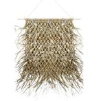Wandkleed gevlochten palmblad aan stok 90cm*, Nieuw, Verzenden