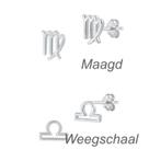 Zilveren mini sterrenbeeld oorstekers, Sieraden, Tassen en Uiterlijk, Oorbellen, Verzenden, Nieuw, Zilver