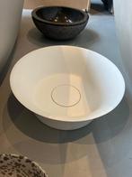 Waskom wit Ø40 cm – 14 cm hoog | Mat solid surface design, Nieuw