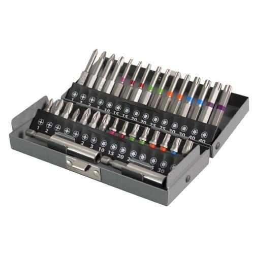 Bitset Dynaplus prof 32dlg in metalen box, Doe-het-zelf en Verbouw, Gereedschap | Handgereedschap, Nieuw, Verzenden