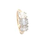Ring - 18 karaat Roségoud - 0.71ct. tw. Diamant (Natuurlijk), Nieuw