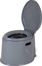 Bo-Camp Draagbaar Camping Toilet - 7 Liter - Grijs, Caravans en Kamperen, Ophalen of Verzenden, Zo goed als nieuw