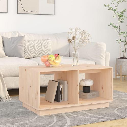 vidaXL Salontafel 80x50x40 cm massief grenenhout, Huis en Inrichting, Tafels | Salontafels, 50 tot 100 cm, Nieuw, Grenenhout, Minder dan 50 cm