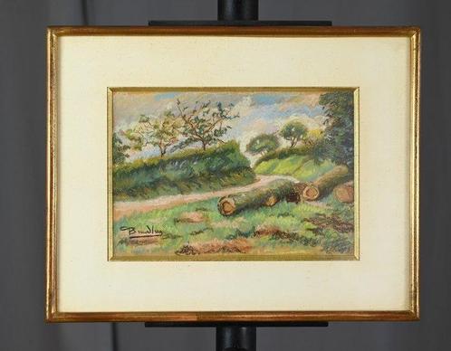 Georges Bradberry (1878 - 1959) - Chemin de campagne, Antiek en Kunst, Kunst | Schilderijen | Klassiek