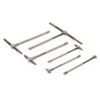 Silverline telescopische binnenmeters - chroomgeplateerd..., Doe-het-zelf en Verbouw, Gereedschap | Handgereedschap, Ophalen of Verzenden