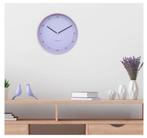 Wandklok 40cm - Stil - Lavendel - Metaal - NeXtime Berlin, Nieuw