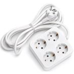 Stekkerdoos - Verlengsnoer - Aigi Urvan - 3680W - 4, Doe-het-zelf en Verbouw, Elektra en Kabels, Ophalen of Verzenden, Nieuw