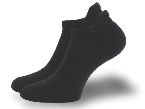 SQOTTON® Badstof Sneakersokken met lipje - Naadloos - Zwart, Kleding | Heren, Sokken en Kousen, Verzenden