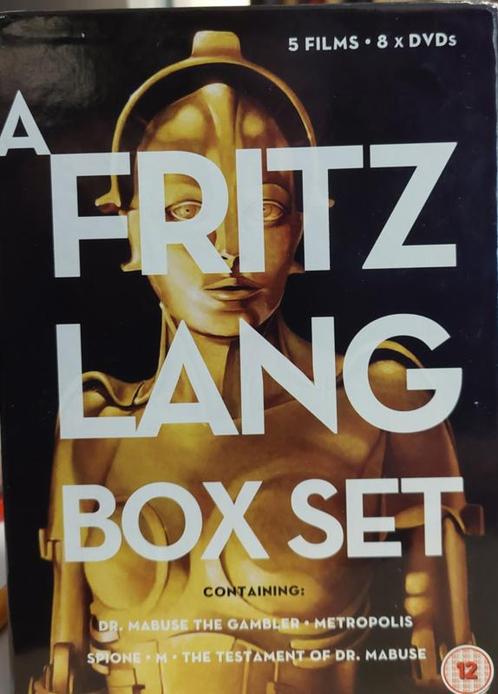 A Fritz Lang box set (dvd nieuw), Cd's en Dvd's, Dvd's | Actie, Ophalen of Verzenden