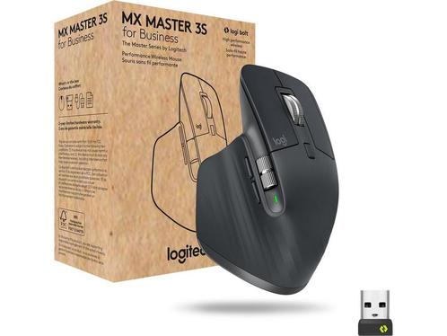 Optical Wireless Mouse Logitech MX Master 3S Grey, Computers en Software, Muizen, Nieuw, Verzenden