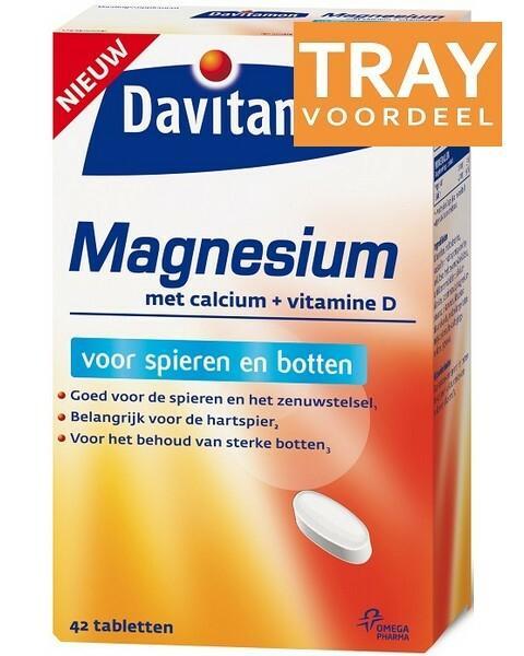 DAVITAMON MAGNESIUM VOOR SPIEREN EN BOTTEN TABLETTEN TRAY .., Diversen, Overige Diversen, Verzenden