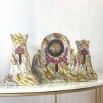 Klok en garnituur set (3) - Art Deco Aardewerk - 1920-1930, Antiek en Kunst, Antiek | Glas en Kristal