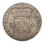 Nederland, Holland. 3 Gulden 1795  (Zonder Minimumprijs), Postzegels en Munten, Munten | Nederland