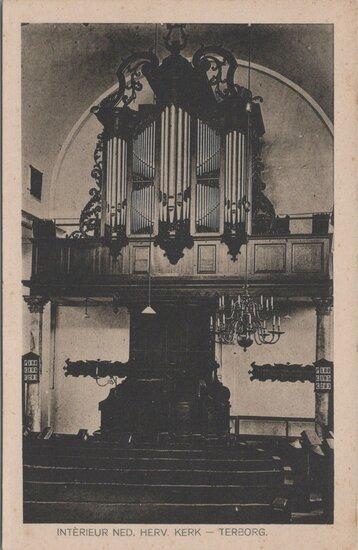 TERBORG - Interieur Ned. Herv. Kerk, Verzamelen, Ansichtkaarten | Nederland, Verzenden