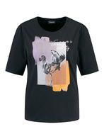 SALE -58% | TAIFUN Shirt zwart/meerkleurig | OP=OP, Kleding | Dames, T-shirts, Nieuw, Verzenden