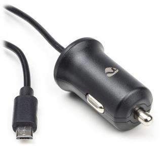 USB autolader | Nedis | 1 meter (Micro USB, 12W, Zwart), Telecommunicatie, Mobiele telefoons | Toebehoren en Onderdelen, Nieuw