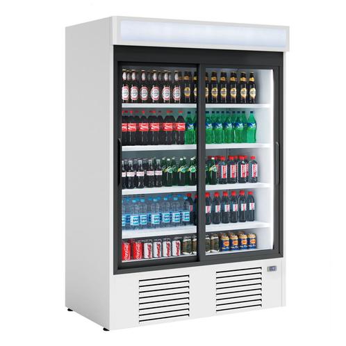 GGM Gastro | Drankenkoelkast - 1300 liter - met 2 glazen |, Zakelijke goederen, Horeca | Keukenapparatuur, Koelen en Vriezen, Verzenden