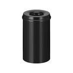 Vlamdovende papierbak 20 ltr - Zwart, Huis en Inrichting, Woonaccessoires | Prullenbakken, Verzenden, Nieuw