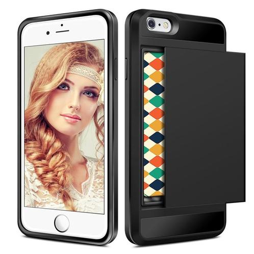 iPhone 6 / 6S Slide Armor Hoesje Met Pashouder, Telecommunicatie, Mobiele telefoons | Hoesjes en Frontjes | Apple iPhone, Nieuw