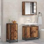 vidaXL Dressoir Oudhout 35,5 x 35 x 76 cm, Verzenden, Nieuw, Overige houtsoorten, Minder dan 50 cm