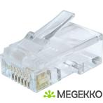 Gembird LC-8P8C-002/50 RJ-45 Transparant kabel-connector, Verzenden, Nieuw