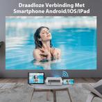 LCD Mini Beamer met 221cm breed projectiescherm en beugel, Nieuw, Full HD (1080), LED, Ophalen of Verzenden