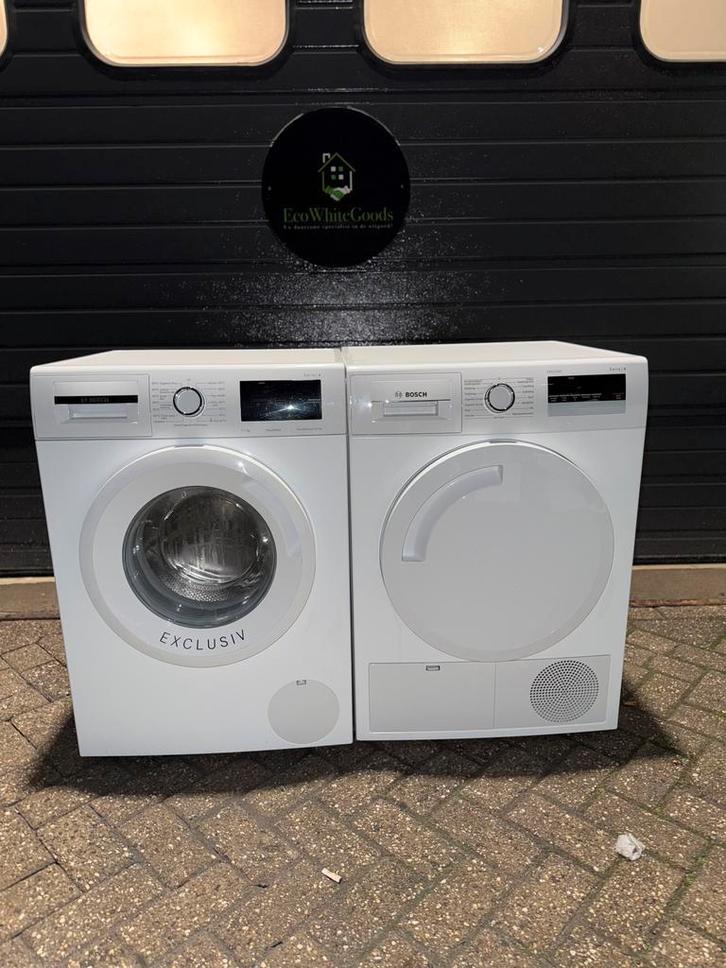 Nette Bosch 8KG Wasmachine Bosch 8KG Warmtepompdroger!, Witgoed en Apparatuur, Wasmachines, Minder dan 85 cm, 1200 tot 1600 toeren