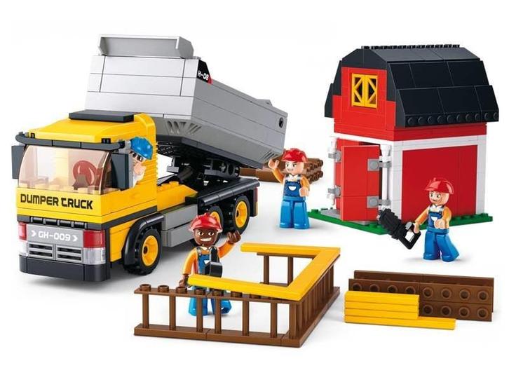 Sluban Kiepwagen M38-B0552 (Stad, Town, Bouwstenen), Kinderen en Baby's, Speelgoed | Bouwstenen, Nieuw, Ophalen of Verzenden