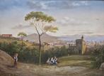 Enrico Altrui (XIX-XX) - Veduta di Napoli da Posillipo