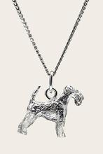 Zilveren Welsh terrier ketting hanger - groot, Verzenden, Nieuw