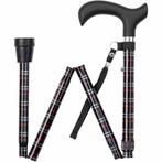 Wandelstok opvouwbaar - Geruit (Wandelstokken, Mobiliteit), Diversen, Ophalen of Verzenden, Nieuw