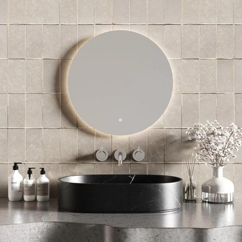 Badkamerspiegel Hotbath Cobber 60 cm Incl LED En, Huis en Inrichting, Woonaccessoires | Spiegels, Nieuw, Vierkant, Ophalen of Verzenden