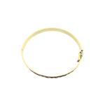 Gouden slavenarmband met gravures | Ø 60 mm (vintage), Sieraden, Tassen en Uiterlijk, Armbanden, Ophalen of Verzenden, Gebruikt