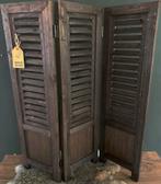 Raam Shutter – 3 Luik – 70cm – Bruin, Huis en Inrichting, Ophalen of Verzenden, Nieuw