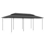 vidaXL Prieel 600x298x270 cm antraciet, Tuin en Terras, Partytenten, Verzenden, Nieuw