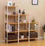 Bamboe Opbergrek –5 Planken, Verstelbaar en Multifunctioneel, Huis en Inrichting, Kasten | Boekenkasten, Verzenden, Nieuw