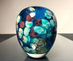 Maxence Parot - Vaas - Unieke kleuren en goud vaas - Glas, Antiek en Kunst, Antiek | Glas en Kristal