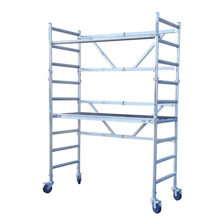 ALX SMART kamersteiger 75 x 190 x 4 meter WH (zonder luik), Doe-het-zelf en Verbouw, Steigers, Rolsteiger of Kamersteiger, Nieuw