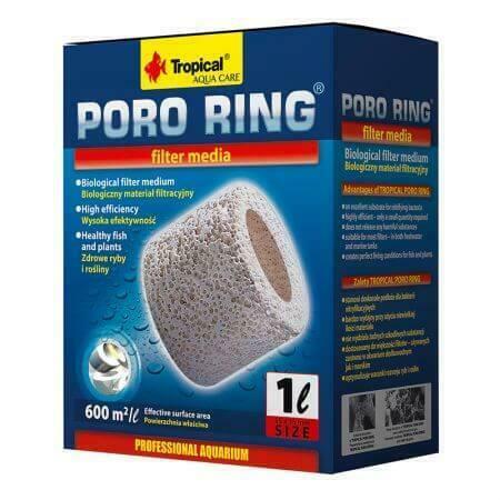 Tropical Poro Ring filter media 1 Ltr. (filtreer oppervlakte, Dieren en Toebehoren, Vissen | Aquaria en Toebehoren, Ophalen of Verzenden