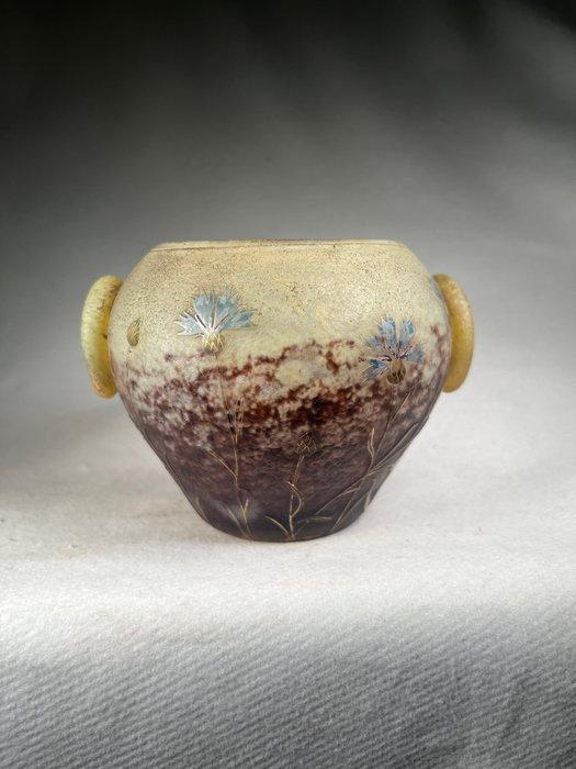 Daum Frères - Vaas - Glas - Art Nouveau, Antiek en Kunst, Antiek | Glas en Kristal