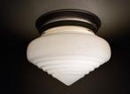Wandlamp - Aluminium, Glas - opaline glas 1930