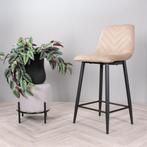 Gaby barkruk velvet 65 cm 2.0 - champagne, Huis en Inrichting, Stoelen, Ophalen of Verzenden, Nieuw